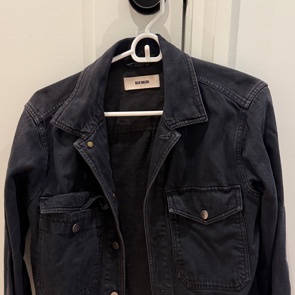 Buck Mason Black Denim Jacket